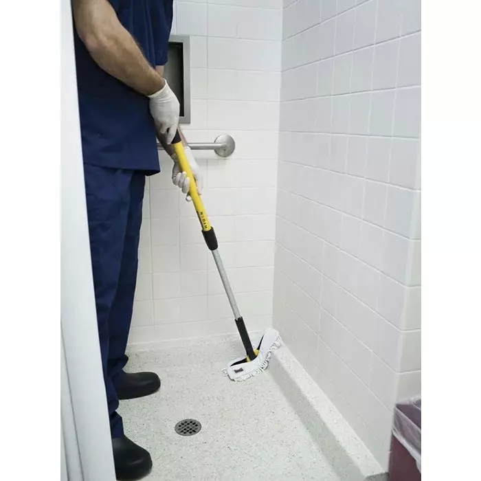 RUBBERMAID HYGEN White Microfibre Mop Cover, FGQ86100WH00