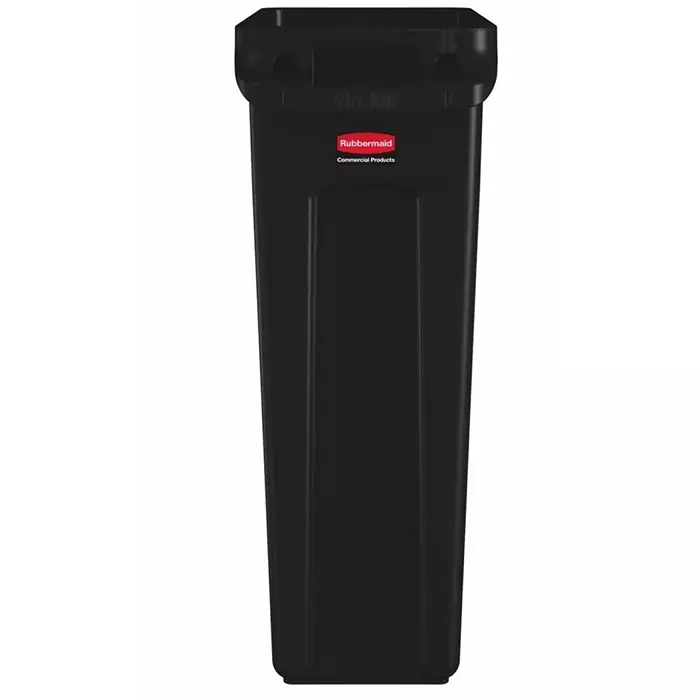 RUBBERMAID Slim Jim 87L Black PE Waste Bin, FG354060BLA
