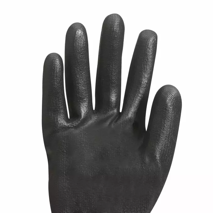 Kimberly-Clark G40 Black Nylon General Purpose Gloves Size 7 Polyurethane Coating, 13837