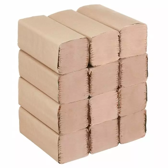 Kimberly-Clark Hostess Folded Natural Paper Towel 216mm 318 Sheets, 6832