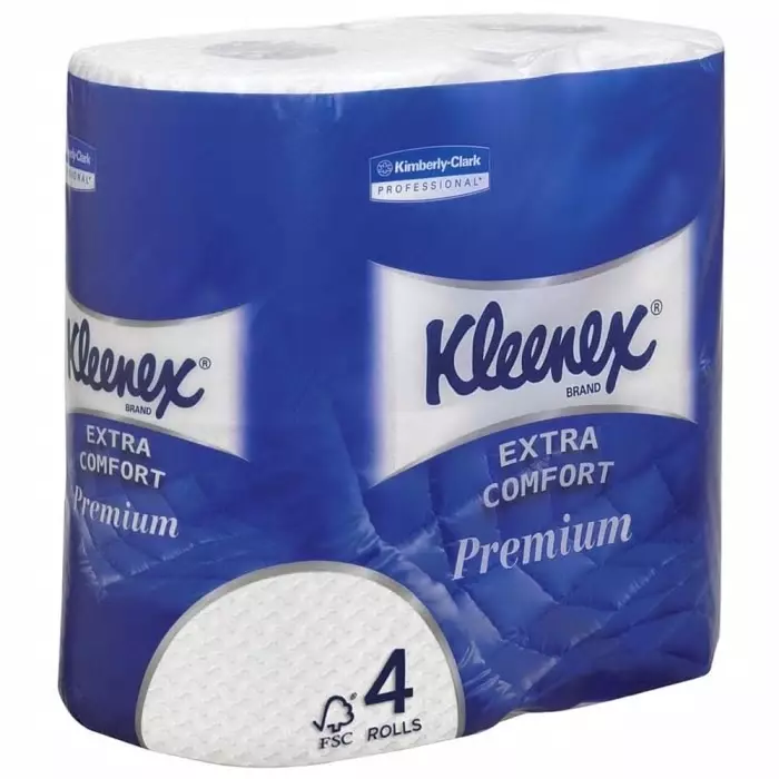 Kimberly-Clark Toilet Roll White 4-Ply 3840 Sheets, 8484