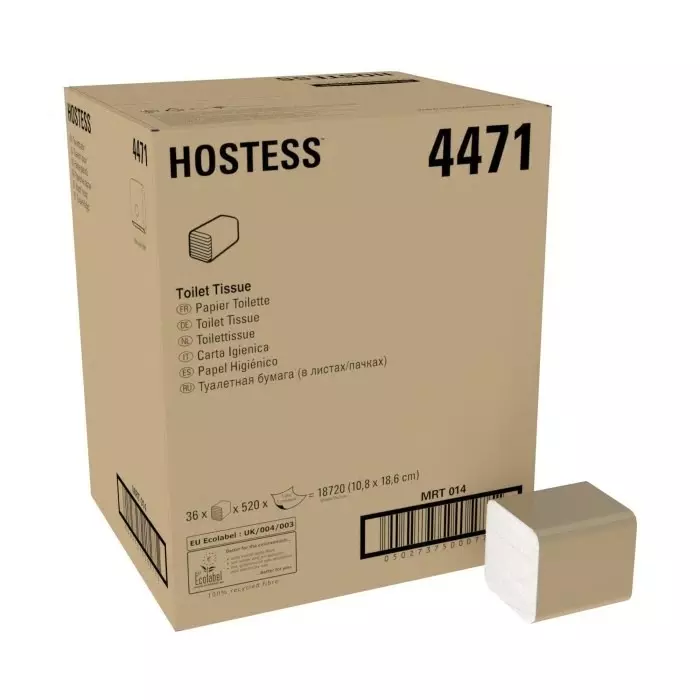Kimberly-Clark Toilet Roll White 1-Ply 18720 Sheets, 4471