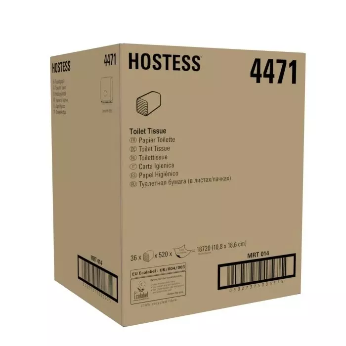 Kimberly-Clark Toilet Roll White 1-Ply 18720 Sheets, 4471