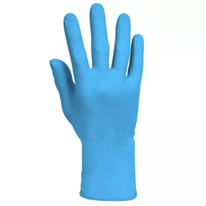 Kimberly-Clark G10 Blue Powdered Nitrile Disposable Gloves Size XL, 54335