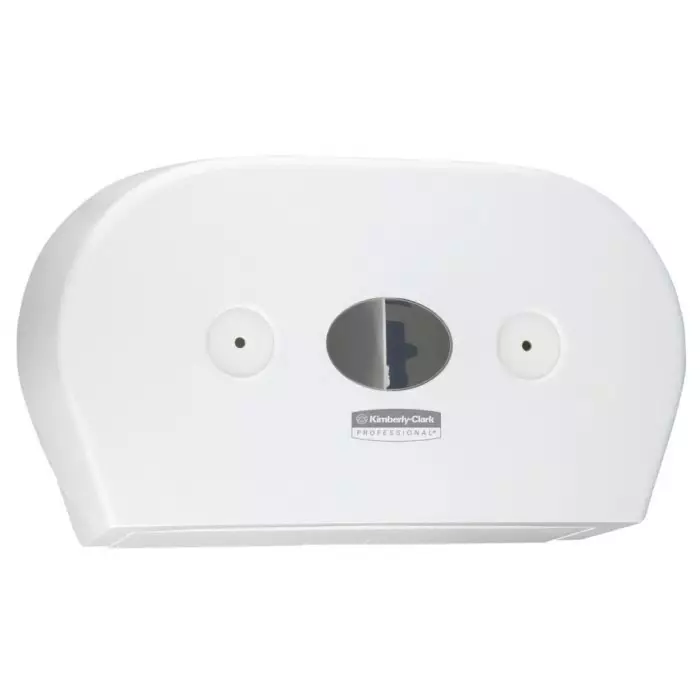 Kimberly-Clark White Plastic Toilet Paper Dispenser 464x133x274 mm, 7186