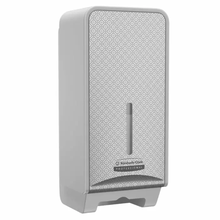 Kimberly-Clark Silver Plastic Toilet Paper Dispenser 32x13.8x14.5 mm, 53659