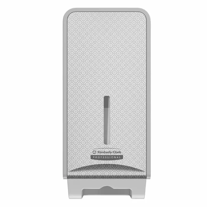 Kimberly-Clark Silver Plastic Toilet Paper Dispenser 32x13.8x14.5 mm, 53659