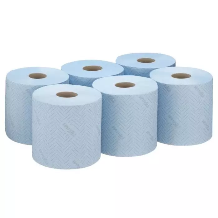 Kimberly-Clark WypAll L10 General Clean Wiper Roll Blue Paper Towel 185x380mm 630 Sheets, 7494