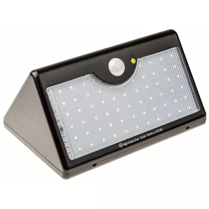 RS PRO Solar Powered Security Floodlight 66 LED 10 W 1100 lm IP65 Day and Night Auto Sensor & Motion Sensor 3.2 V