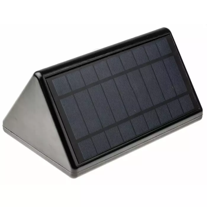 RS PRO Solar Powered Security Floodlight 66 LED 10 W 1100 lm IP65 Day and Night Auto Sensor & Motion Sensor 3.2 V