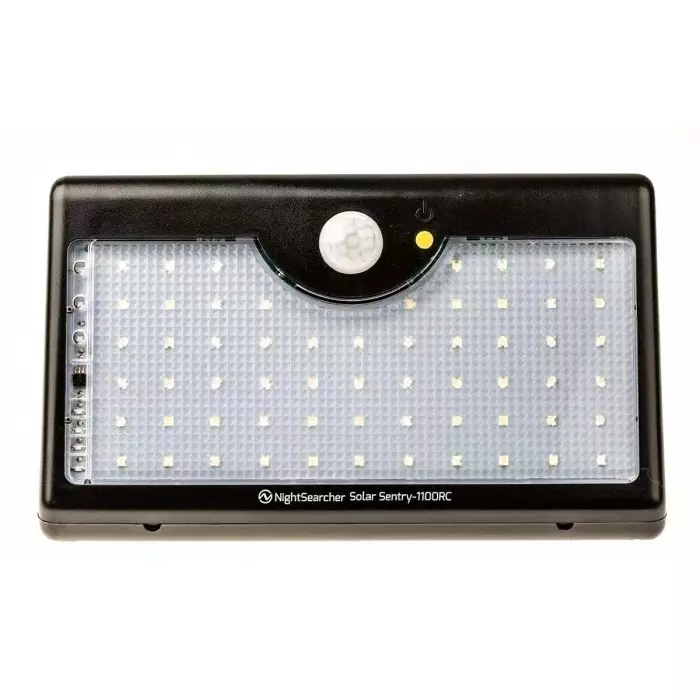 RS PRO Solar Powered Security Floodlight 66 LED 10 W 1100 lm IP65 Day and Night Auto Sensor & Motion Sensor 3.2 V