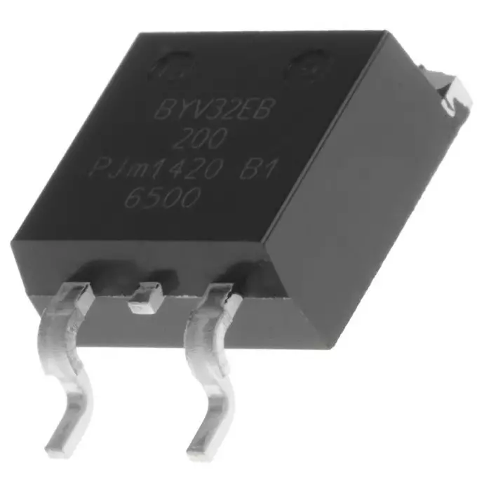 WEEN SEMICONDUCTORS 200V 20A Dual Ultrafast Rectifiers Diode 3-Pin D2PAK, BYV32EB-200118
