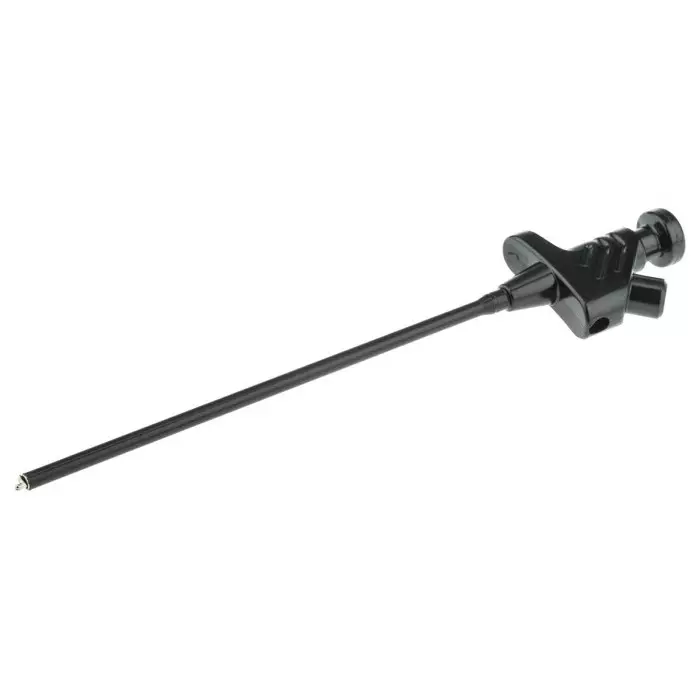 HIRSCHMANN TEST AND MEASUREMENT Hook Clip 180 mm Black, 930 111-100 (Pack of 100)