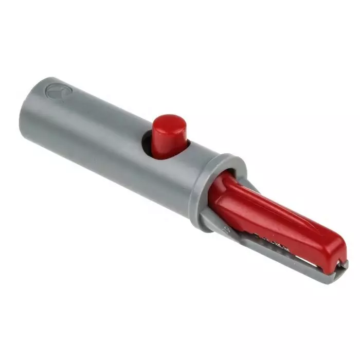 HIRSCHMANN TEST AND MEASUREMENT Crocodile Clip Red, 930126101 (Pack of 500)
