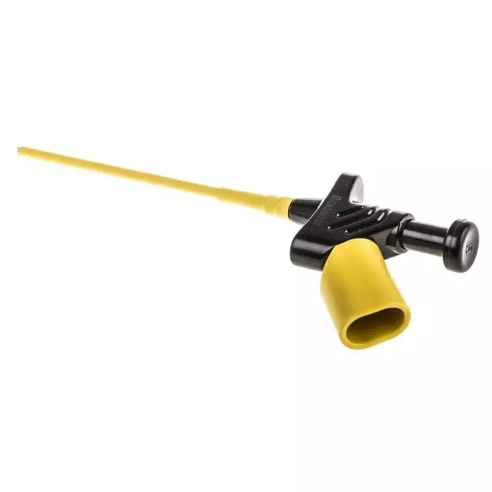 HIRSCHMANN TEST AND MEASUREMENT Grabber Clip 158 mm Black, 973528100 (Pack of 400)