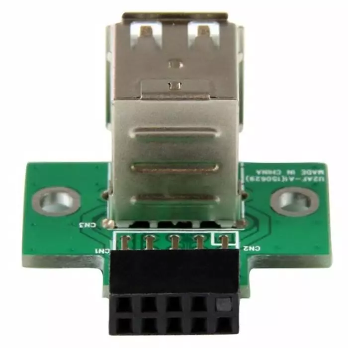 StarTech.com Dual Port Type A 2.0 USB Connector, USBMBADAPT2