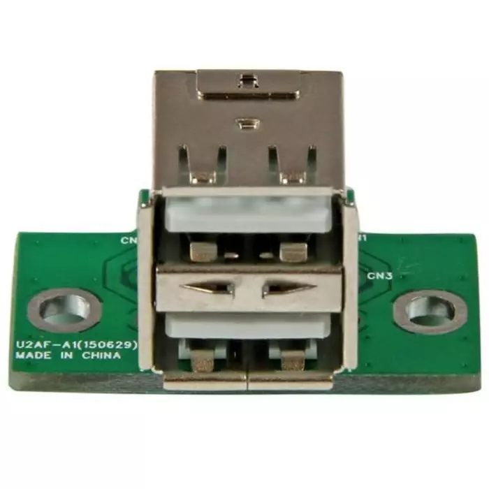 StarTech.com Dual Port Type A 2.0 USB Connector, USBMBADAPT2