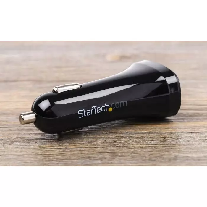 StarTech.com Car Charger 12-24 V DC Input 5 V DC Output 2.4 A, USB2PCARBKS
