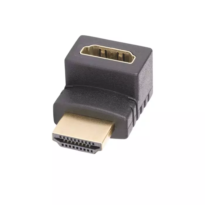 StarTech.com Angle HDMI Adapter Male HDMI to Female HDMI, HDMI2HDMIMFDN