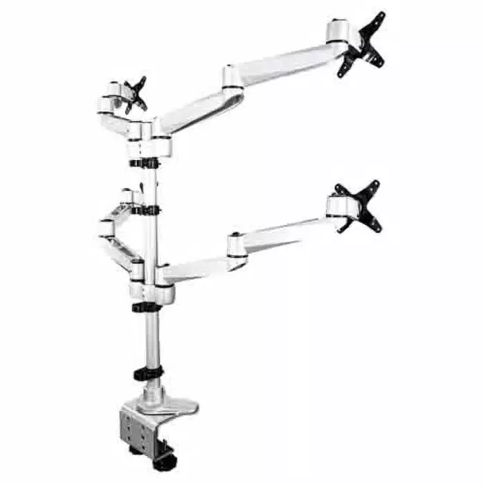 StarTech.com Desk Mounting Monitor Arm for 4 x Screen 27 inch Screen Size, ARMQUADPS