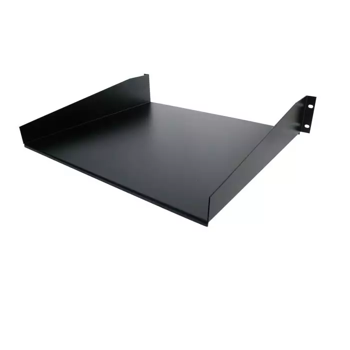StarTech.com Black Rack Shelf 2U 20 Kg Load 443mm x 400mm, CABSHELF