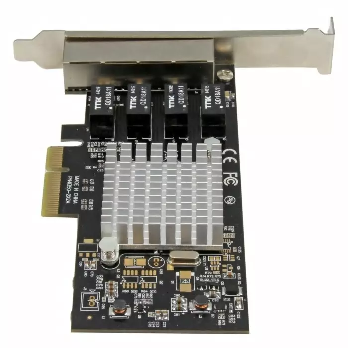 StarTech.com 4 Port PCIe RJ45 Network Card 10/100/1000Mbit/s, ST4000SPEXI