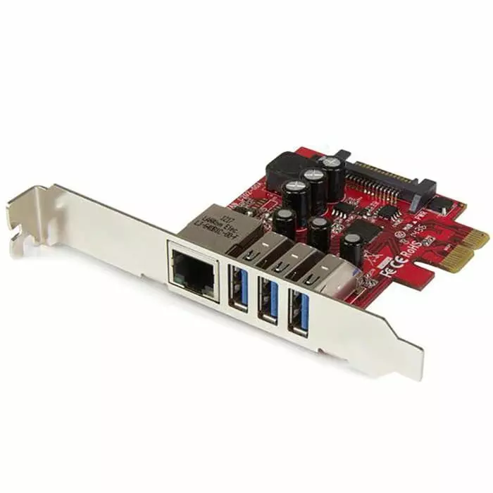 StarTech.com 3 Port USB A PCI USB 3.0 Card, PEXUSB3S3GE