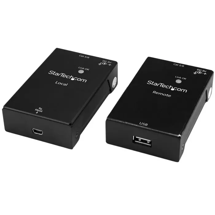 StarTech.com USB Extender Extender up to 50m Extension Distance, USB2001EXTV