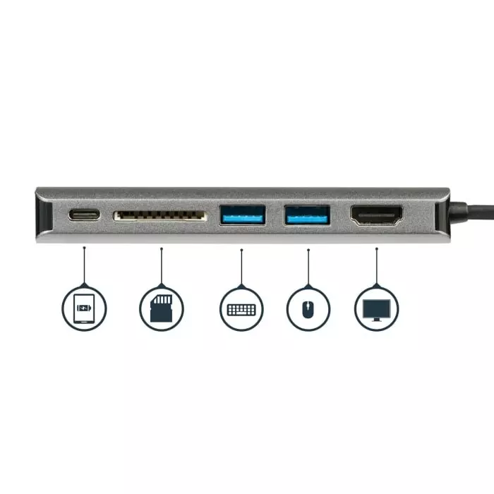 StarTech.com 4K USB-C Docking Station with HDMI - 2 x USB Ports USB C, DKT30CSDHPD