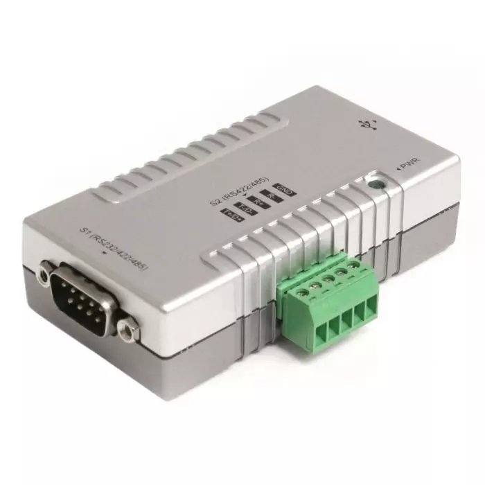 StarTech.com RS232 RS422 RS485 USB A Male to D-sub 9 Pin Male Interface Converter, ICUSB2324852