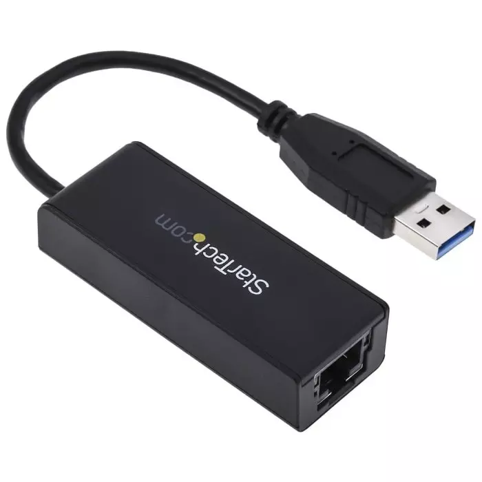 StarTech.com Port USB Ethernet Adapter USB 3.0 USB A to RJ45 10/100/1000Mbit/s Network Speed, USB31000S