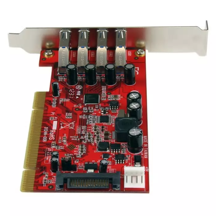 StarTech.com 4 Port USB A PCI USB 3.0 Card, PCIUSB3S4