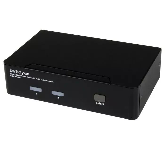 StarTech.com 2 Port USB HDMI KVM Switch HDMI 1920 x 1200 Maximum Resolution, SV231HDMIUA