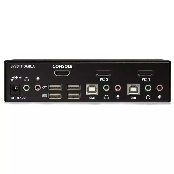StarTech.com 2 Port USB HDMI KVM Switch HDMI 1920 x 1200 Maximum Resolution, SV231HDMIUA