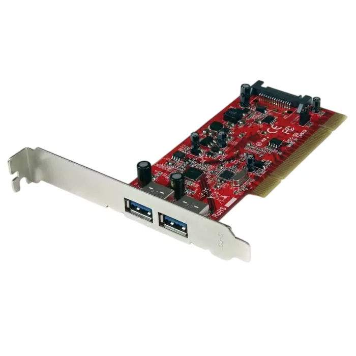 StarTech.com 2 Port USB A PCI USB 3.0 Card, PCIUSB3S22
