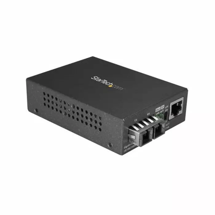 StarTech.com RJ45 SC Media Converter Single Mode 10/100/1000Mbit/s Full Duplex 10km, MCMGBSCSM10