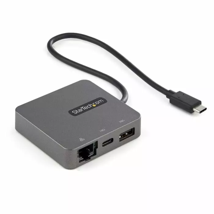 StarTech.com 2048 x 1280 3840 x 2160 USB-C Docking Station with HDMI VGA - 2 x USB Ports USB A USB C, DKT31CHVL