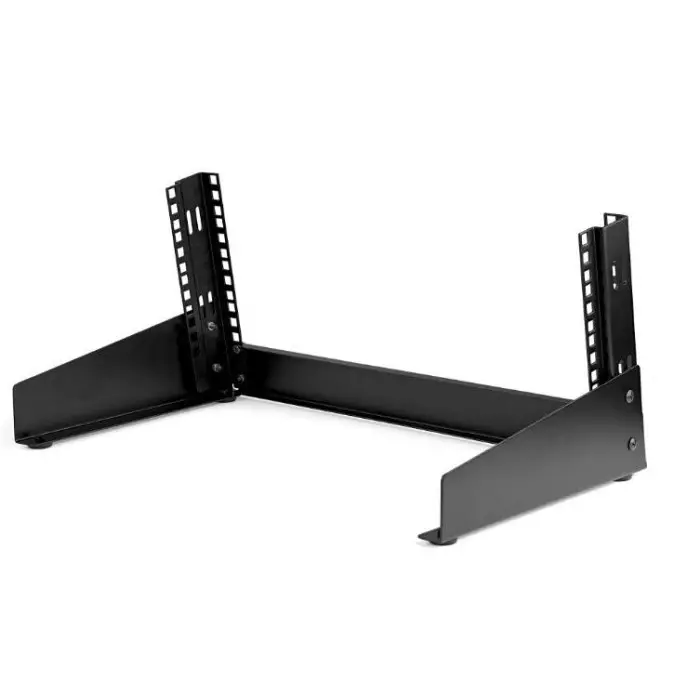 StarTech.com RK Series Black 4U Steel Server Rack with 2-Post Frame, RK4OD