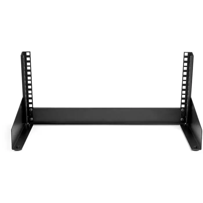 StarTech.com RK Series Black 4U Steel Server Rack with 2-Post Frame, RK4OD