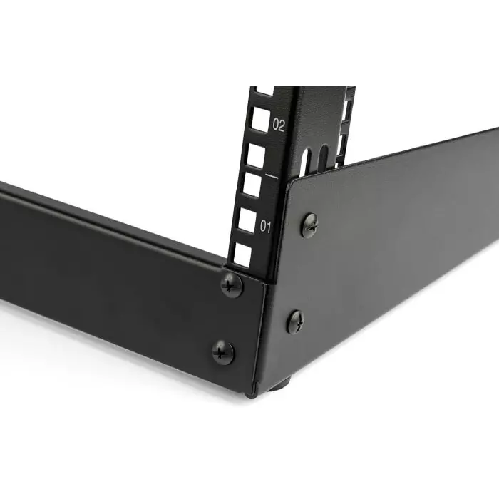 StarTech.com RK Series Black 4U Steel Server Rack with 2-Post Frame, RK4OD