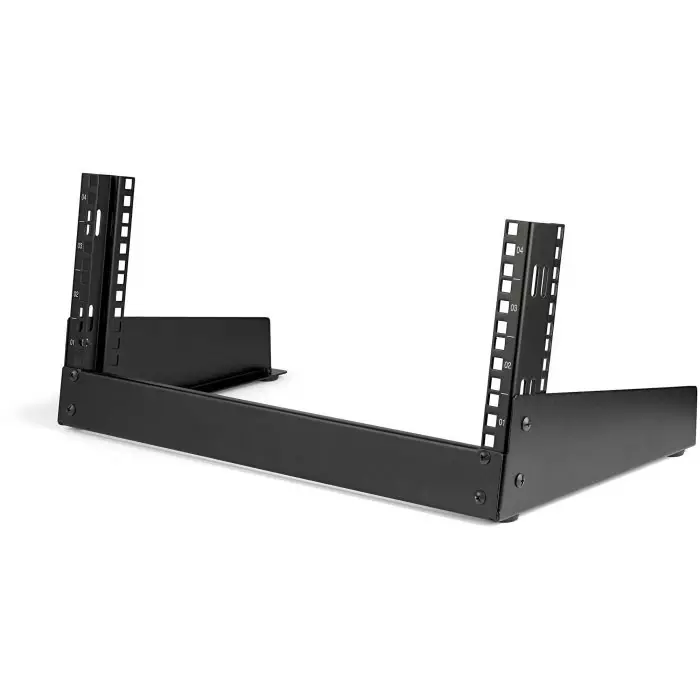 StarTech.com RK Series Black 4U Steel Server Rack with 2-Post Frame, RK4OD