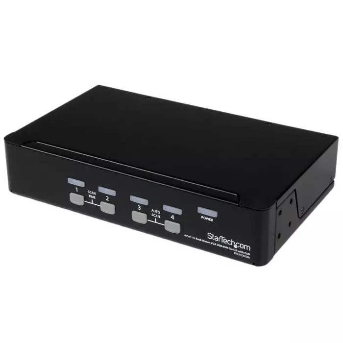 StarTech.com 4 Port USB VGA KVM Switch 1920 x 1440 Maximum Resolution, SV431DUSBU