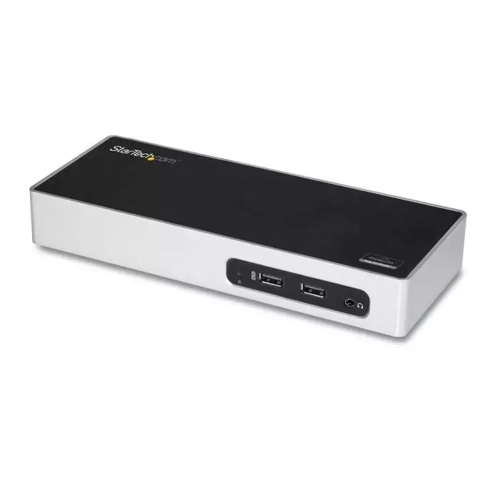 StarTech.com Dual Monitor USB 3.0 Docking Station with DVI HDMI - 6 x USB Ports USB C, DK30ADD