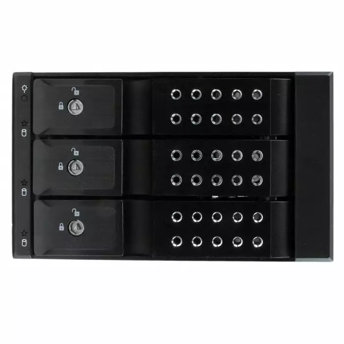 StarTech.com 3 Port 3.5 in Mobile Rack Backplane, HSB3SATSASBA