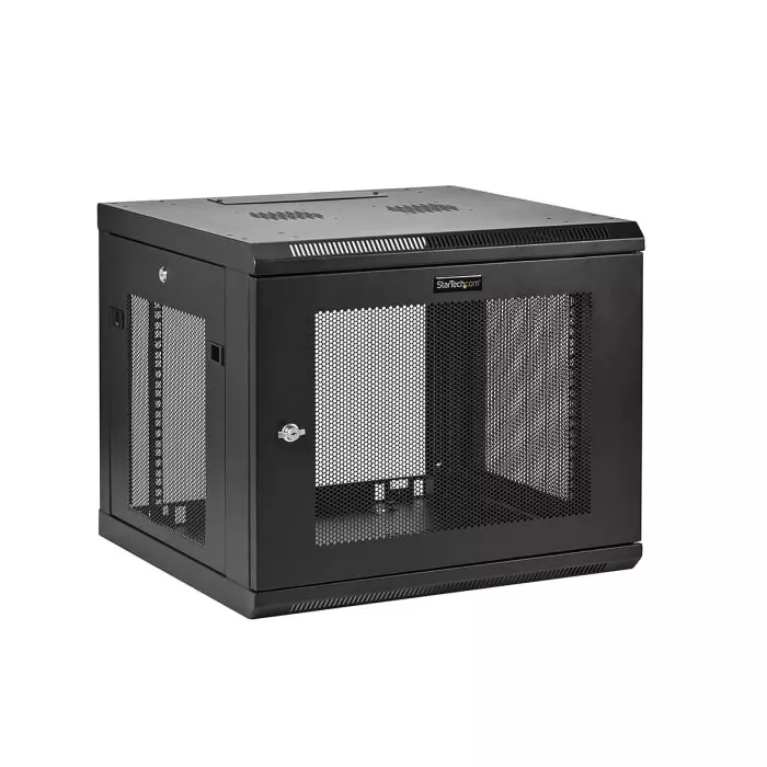 StarTech.com 9U-Rack Server Cabinet Small Cabinet 551 x 505 x 551mm, RK920WALM