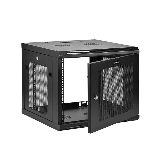 StarTech.com 9U-Rack Server Cabinet Small Cabinet 551 x 505 x 551mm, RK920WALM