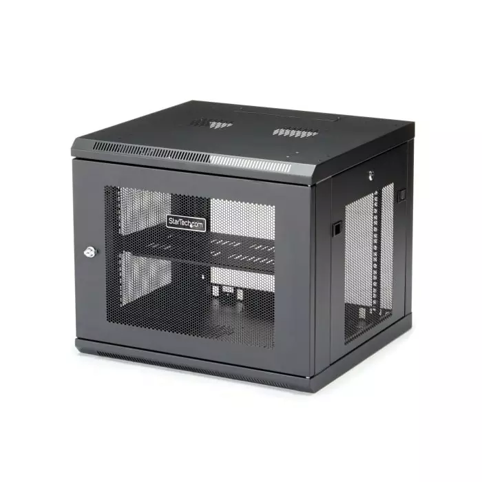 StarTech.com 9U-Rack Server Cabinet Small Cabinet 551 x 505 x 551mm, RK920WALM