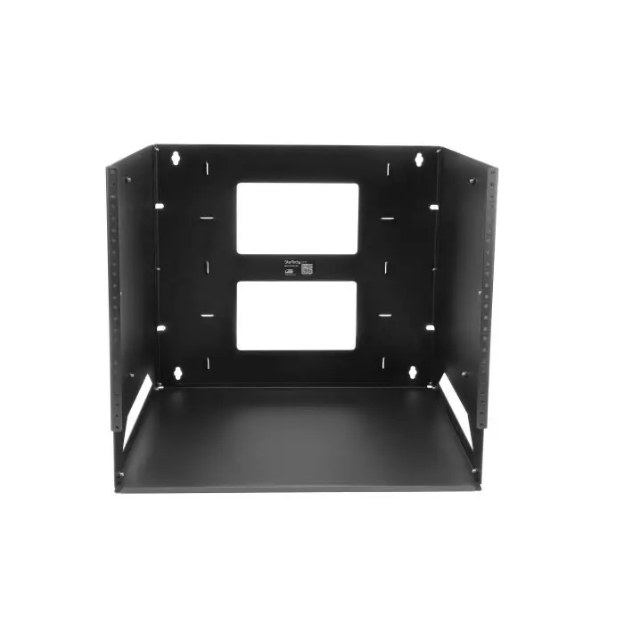 StarTech.com Black 8U Steel Server Rack with 2-Post Frame, WALLSHELF8U
