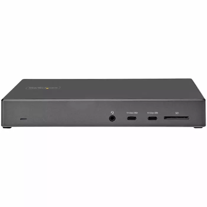StarTech.com Triple Monitor 4K USB-C Docking Station with DisplayPort HDMI - 6 x USB Ports USB A USB C, DK31C2DHSPDUE