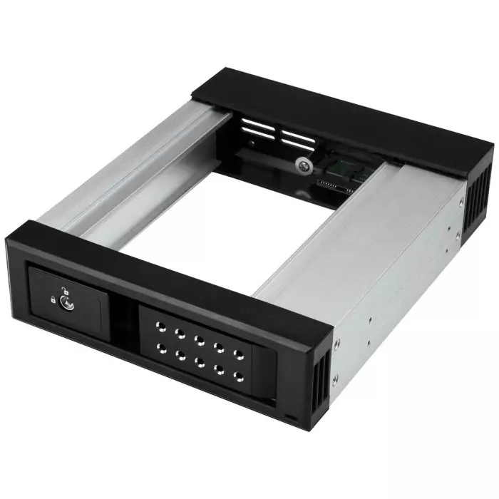 StarTech.com Port 3.5 in SATA/SAS Hard Drive Hot Swap Bay, HSB1SATSASBA